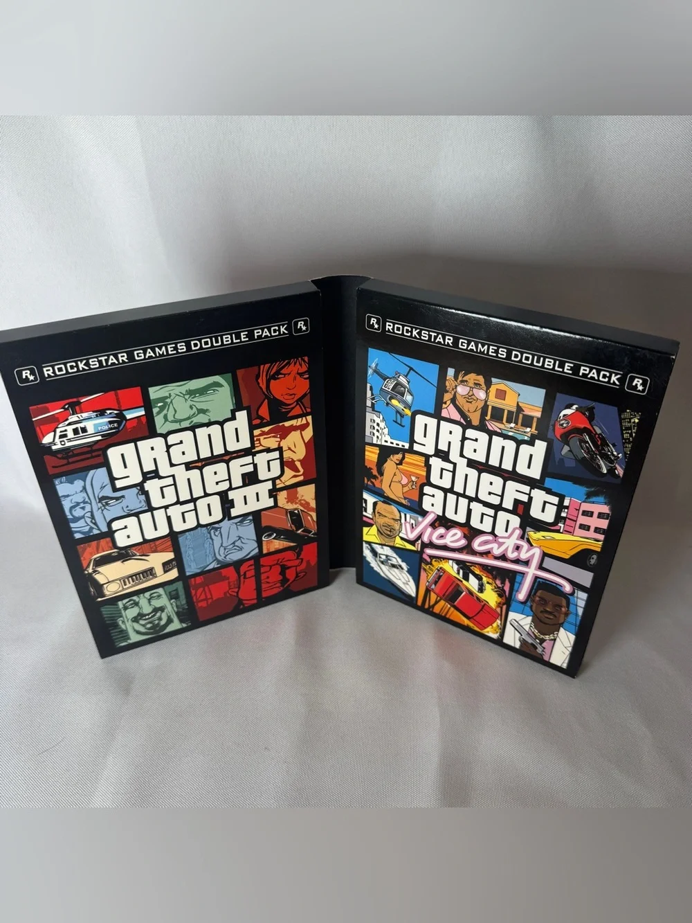 PS2 Grand Theft Auto Double Pack GTA III Complete + Vice City Factory Sealed